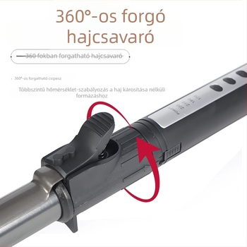 Forgó elektromos curling vas, 32 mm-es hengerátmérővel, professzionális stúdiós sminkeseknek, kis ultra vékony hajformázó eszköz