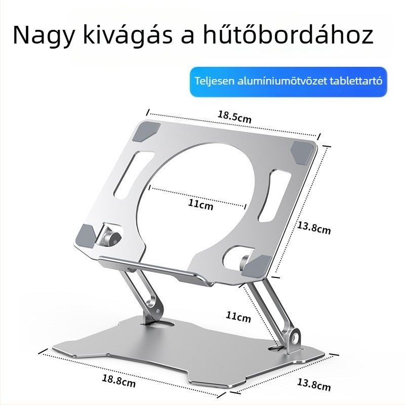 Új 2025‑ös tablet hűtő digitális kijelzővel, AI hőmérséklet-szabályozás, 45W teljesítmény, csendes működés, kompatibil iPadhez