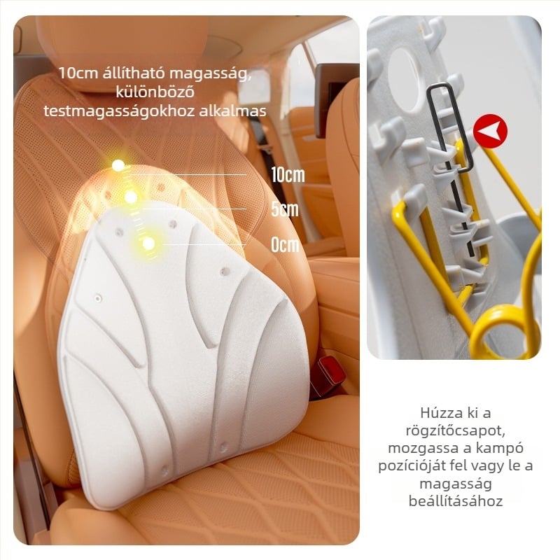Autó ágyéki támasz párna, autóülés hátsó támla párna és irodai szék ágyéki támasza
