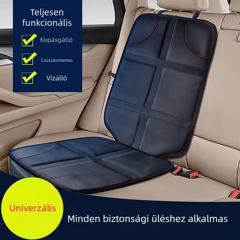 Gyerekeknek való autóülés párna, védőhuzat gyereküléshez, csúszásgátló párna, kopásálló PU-anyag