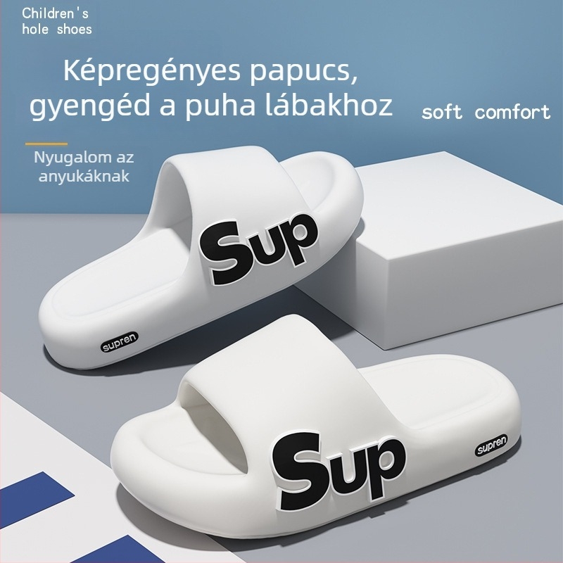 Gyerekeknek készült csúszásmentes szandálok nyárra, beltéri és kültéri viseletre