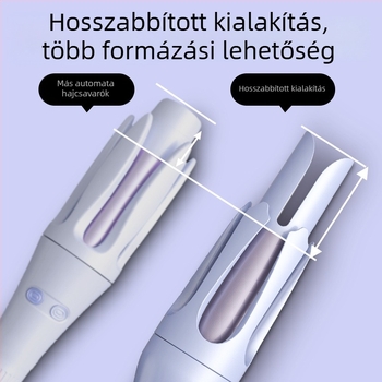 Új teljesen automata hajsütővas, 32 mm-es hengérrel, nagy göndörök és hullámok, kíméli a hajat, alacsony energiafogyasztás