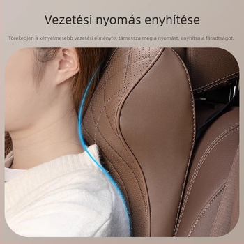 Memóriahabos autós nyak- és deréktámasz párna