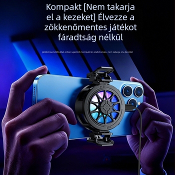 Mágneses félvezető hűtő mobiltelefonhoz, halk hátsó klip a játékokhoz és élő közvetítéshez, univerzális tabletekhez