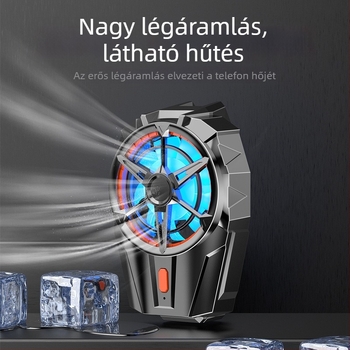 X52A okostelefon hűtő, univerzális, két fokozatú, hordozható, gyors hűtés