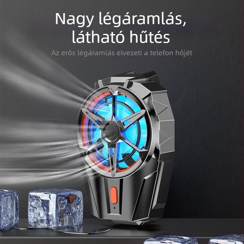 X52A okostelefon hűtő, univerzális, két fokozatú, hordozható, gyors hűtés