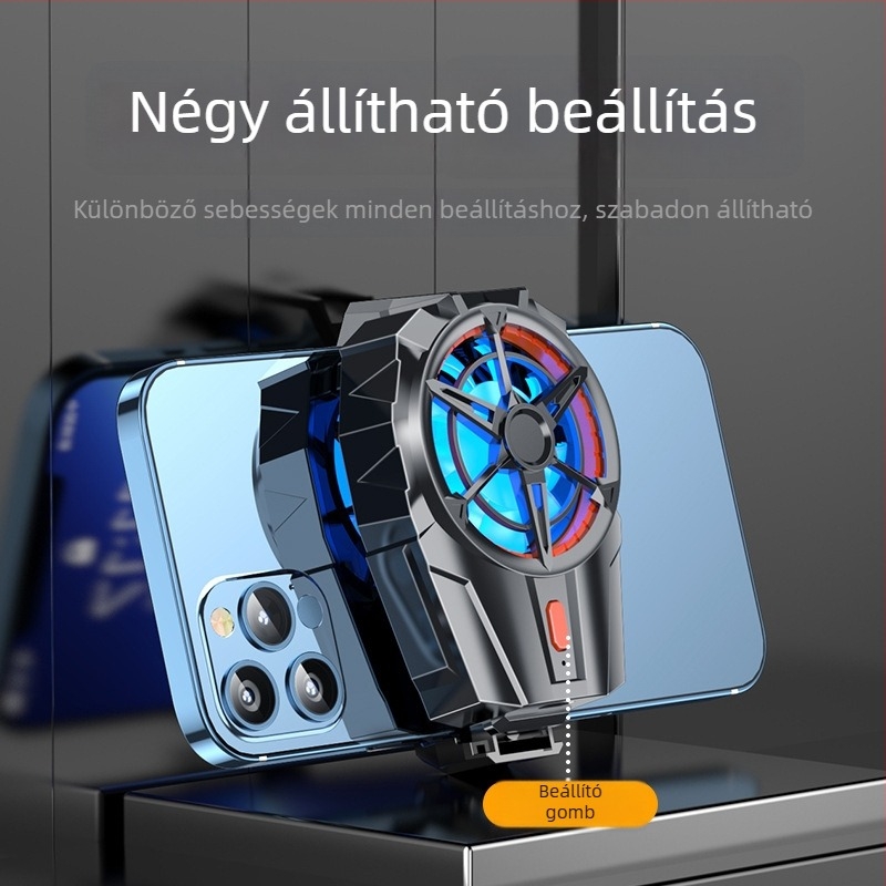 X52A okostelefon hűtő, univerzális, két fokozatú, hordozható, gyors hűtés