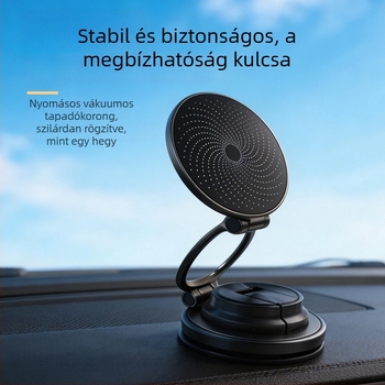 Új ultra vékony MagSafe autós telefontartó vákuumos rögzítéssel, 360°-os forgással, asztali livestreaminghez