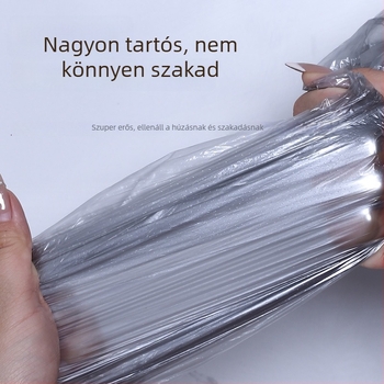 Kézben tartott, megerősített háztartási szemeteszsákok, nagy méret, újrahasználható, strapabíró műanyag zacskók konyhához, irodához vagy kollégiumhoz