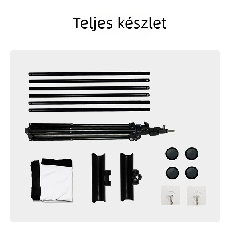 Kültéri hordozható vetítővászon állványos, falra szerelhető, fúrás nélkül, 100–120 hüvelyk, antireflexiós bevonattal, otthoni használatra