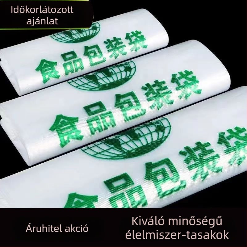 Rossz nyomtatású szemeteszsákok, vastagított élelmiszer-minőségű műanyag a takeout csomagoláshoz
