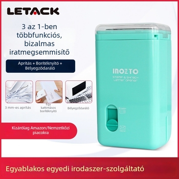 Három az egyben: kompakt, multifunkciós mini elektromos és kézi papírtörő irodába és otthonra, hordozható, bizalmas, kézi üzemmóddal