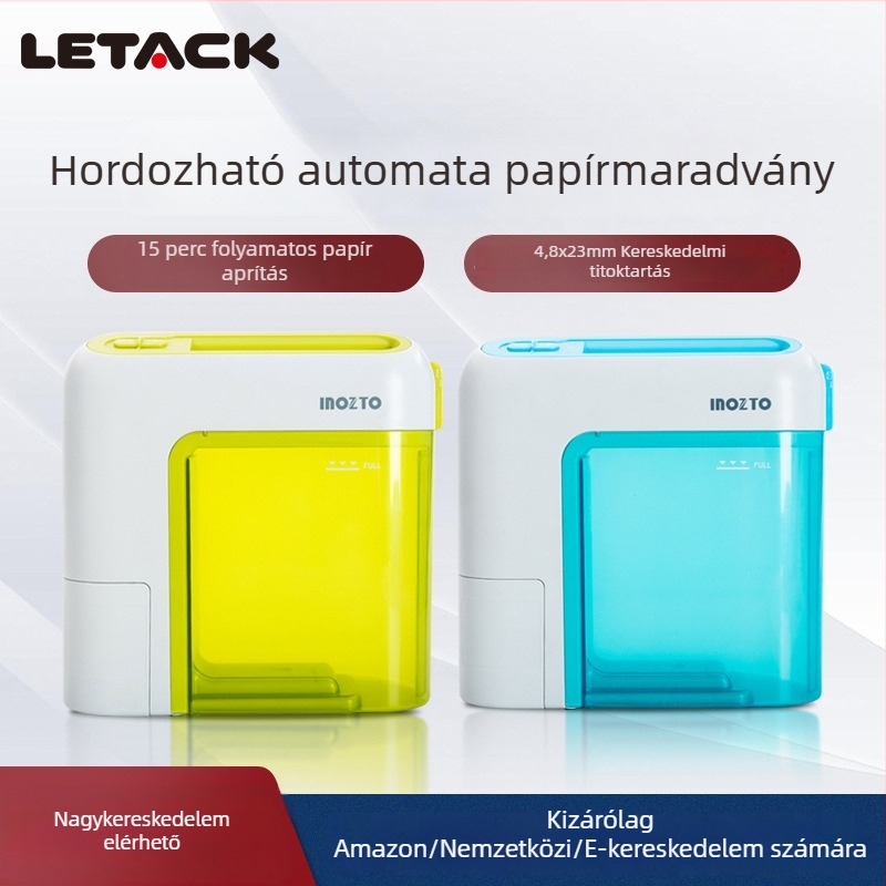 Inozto Bo-a6h automata papírdaráló, A4, otthoni és irodai használatra, nagy teljesítmény