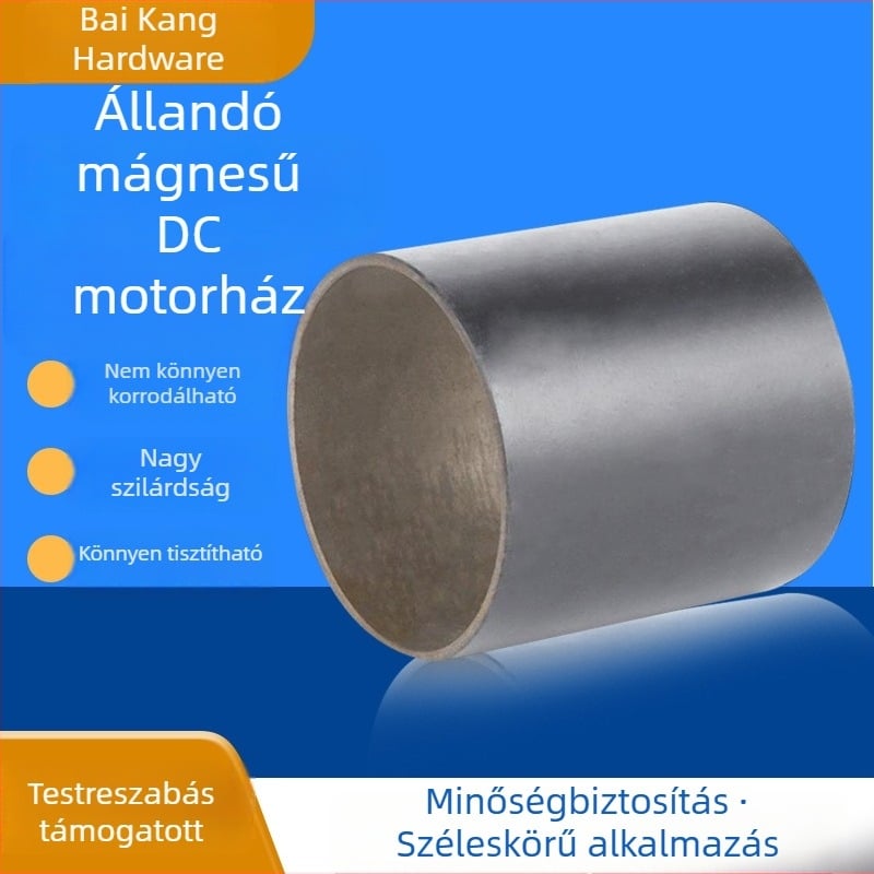 Állandó mágneses DC motorháza