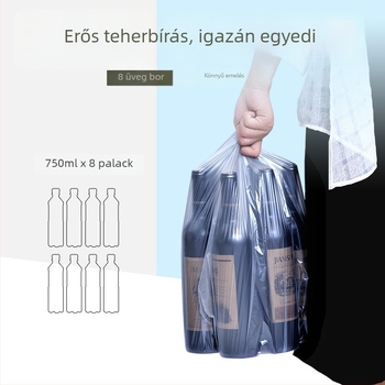 Kötözős, vastagított szemeteszsákok a konyhába, háztartási használatra, csomagban 20 darab