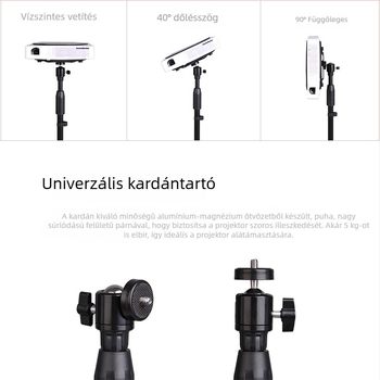Padlón álló fém korongos projektor-tartó, univerzális G1, H1, Z4