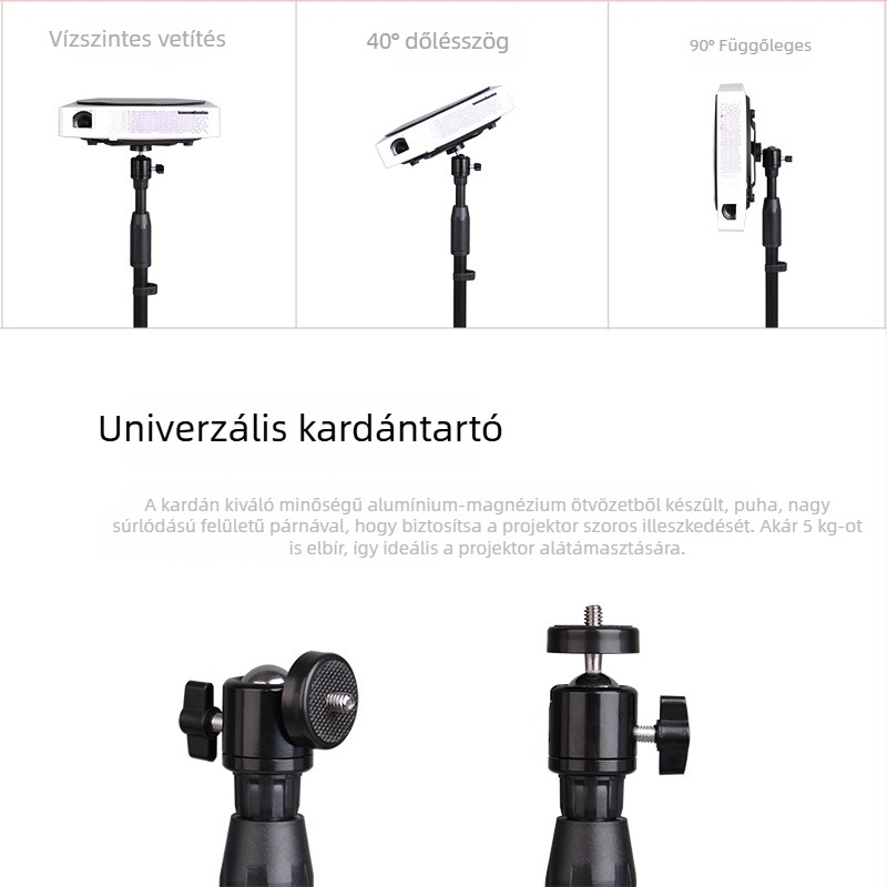 Padlón álló fém korongos projektor-tartó, univerzális G1, H1, Z4
