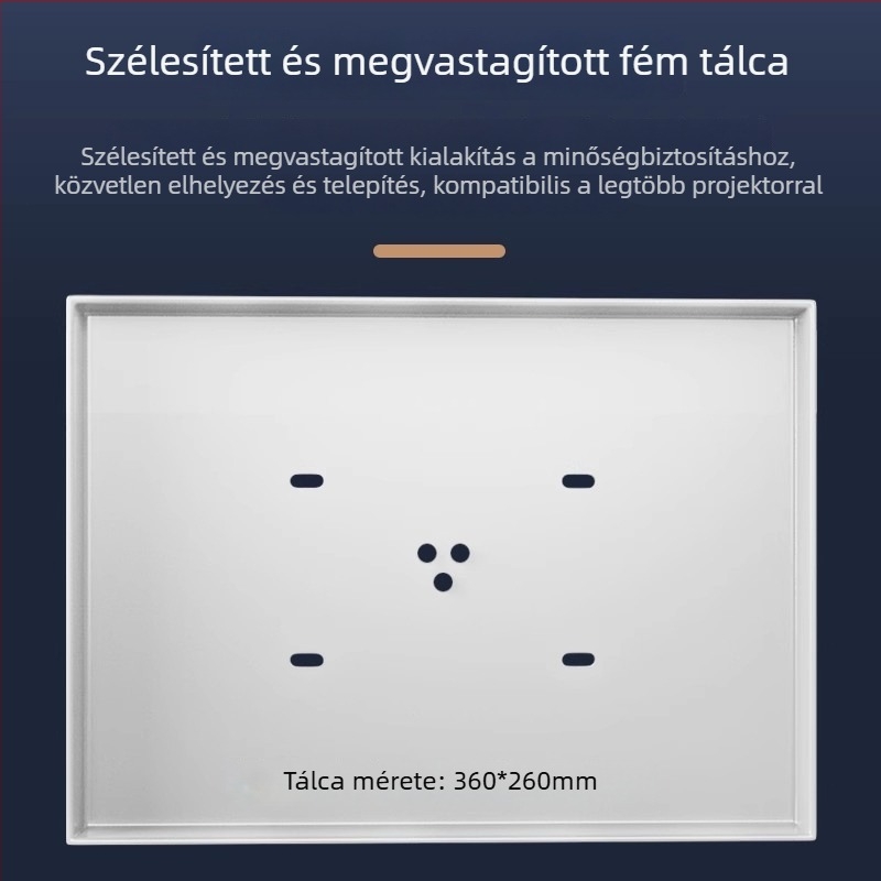 Teleszkópos, állítható falra és mennyezetre szerelhető projektor-tartó
