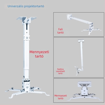 Projektor mennyezeti/fali tartó, teleszkóposan állítható, 43–65 cm, univerzális