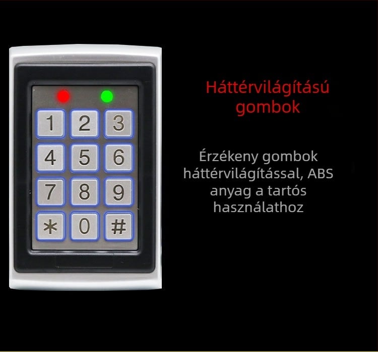 7612 fém all-in-one készülék hozzáférés-ellenőrzéshez
