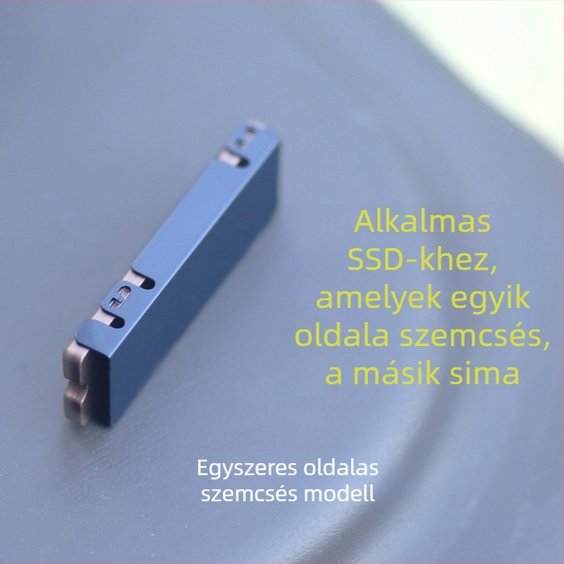 M.2 2280 NVMe SSD hőelvezető, CNC megmunkált alumínium ötvözet