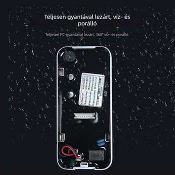 Fém hozzáférés-ellenőrző készülék, vízálló elektronikus hozzáférési rendszer, háttérvilágítású gombos kártyaolvasó és jelszóbemenet, irodai használatra