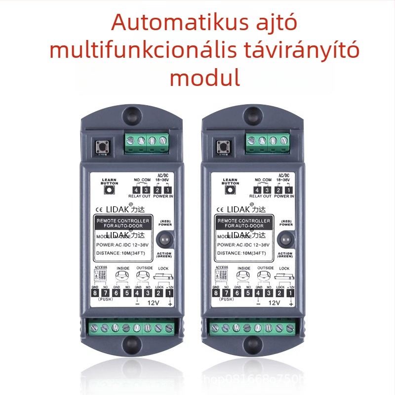 M-203M automata ajtó bővítő modul, többfunkciós bővítőegység, távirányító, univerzális üvegcsúszó ajtókhoz, vezeték nélküli