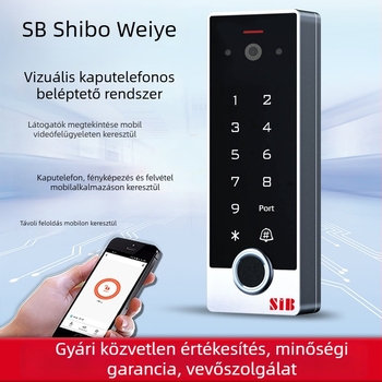 Tuya vízálló ujjlenyomat-hozzáférés-ellenőrző rendszer kártyával, jelszóval és mobilalkalmazással