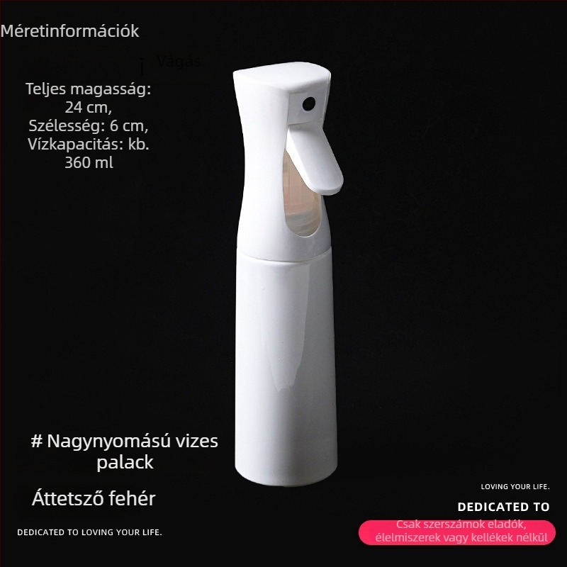 Nagy nyomású alkoholos atomizáló permetező üveg, folyamatos permetezéshez, konyhai műanyag permetező, háztartási eszköz