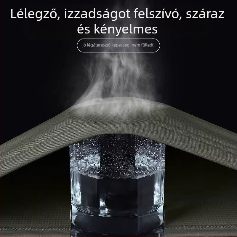 Férfi gyorsan száradó mikroflízes hosszú ujjú felső cipzárral, futáshoz, hegymászáshoz és kültéri edzésekhez