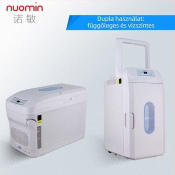 Nuomin 35L autóhűtő, 12V-24V DC / 220V AC, hordozható autó- és otthoni használatra