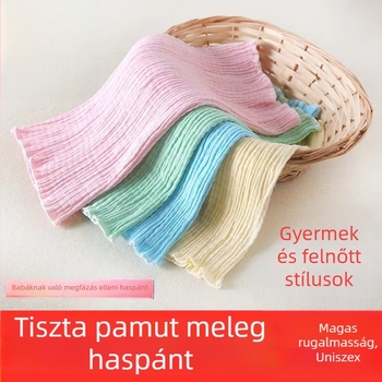 Pamut deréköv — meleg és lélegző tavasz–nyárra, terhességi pocak-támasz, hasi és méh védelme