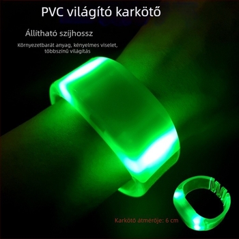 LED távvezérlésű világító karkötő koncertekhez