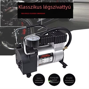 Hordozható 220V-os felfújó pumpa autókhoz és otthonra, hálózati csatlakozással, nagy teljesítményű levegőpumpa kis autókhoz