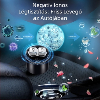 Kelaifu autóillató rejtett kettős illattal, elektronikus diffúzor, hosszú ideig tartó illat, szageltávolítás, levegőtisztítás negatív ionokkal
