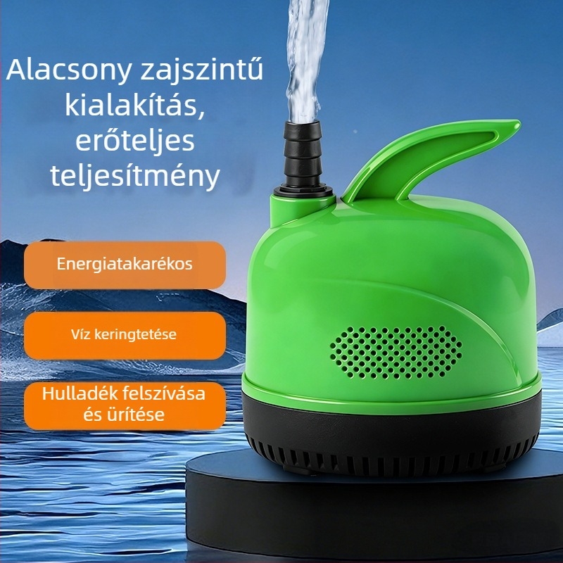 Alulról szívó akváriumpumpa, vízkeringetés és szűrő, rendkívül csendes