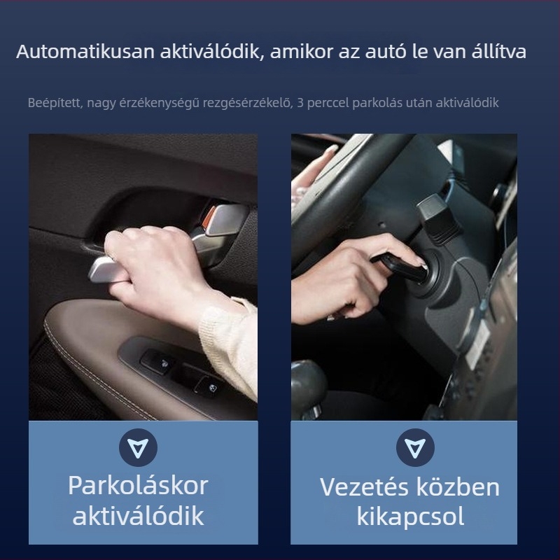 Napelemes autós levegőtisztító ozonnal és negatív ionokkal – szagok eltávolítása, fertőtlenítés és formaldehid eltávolítása