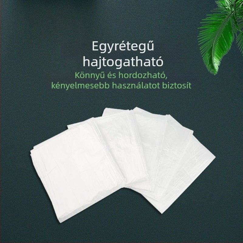 Water Jing babafürdőtasak — átlátszó, összecsukható, egyszer használatos műanyag a fürdéshez