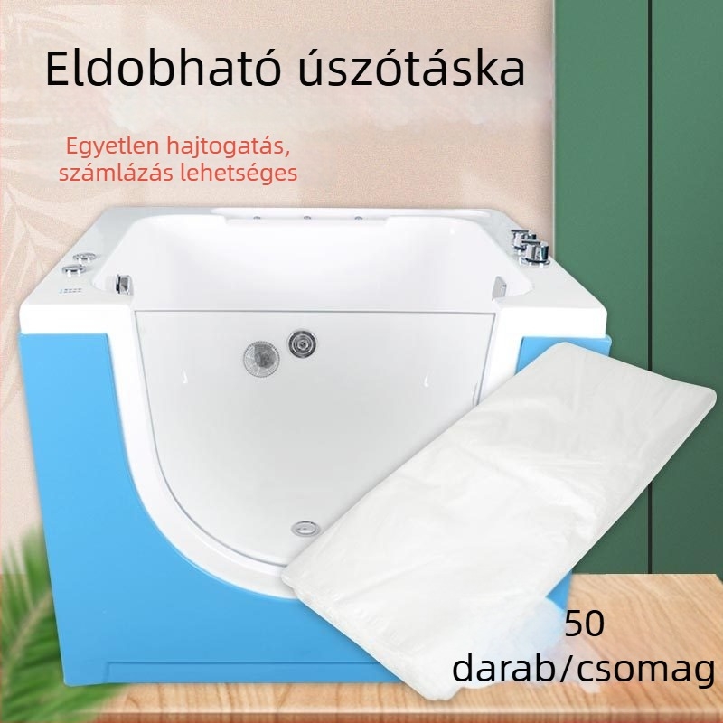 Egyszer használatos műanyag zacskó baba fürdéséhez és SPA-kezelésekhez