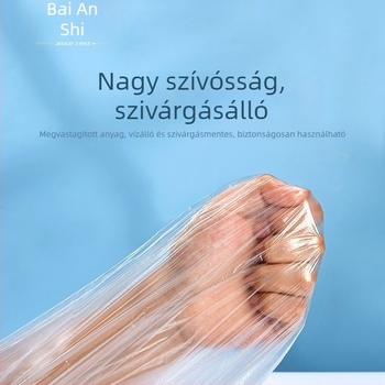 Egyszer használatos fürdőtasak, túlméretes, megerősített, kádhoz és medencéhez