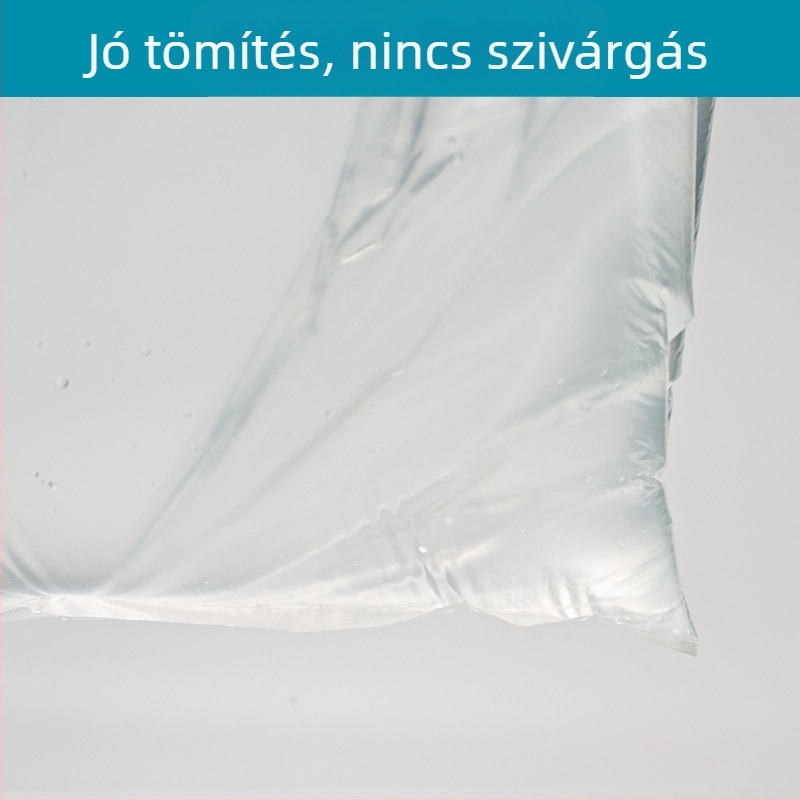 Egyszer használatos fürdőtasak két személy számára, óriási kör alakú műanyag tasak, szállodai használatra