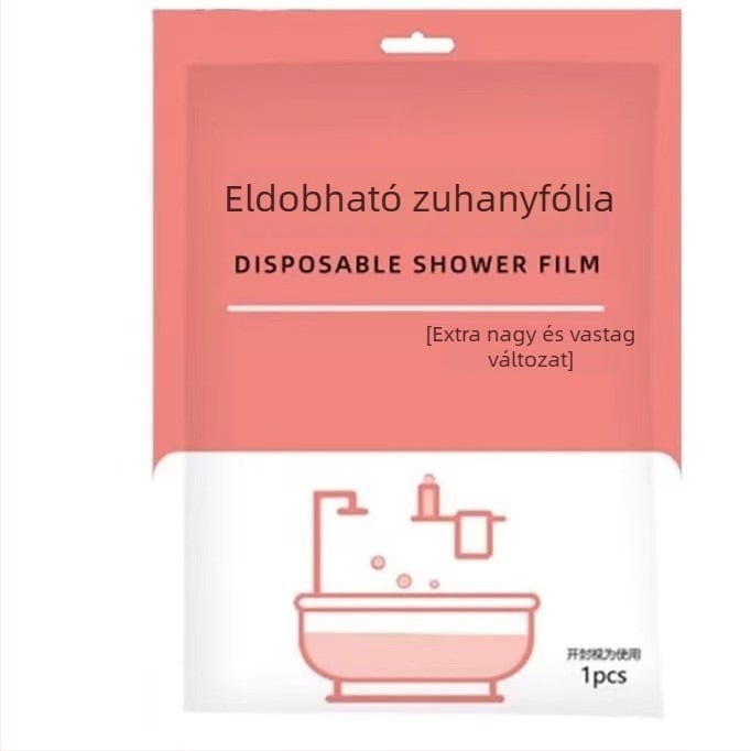 Extrán nagy méretű egyszer használatos termálfürdőfilm – fedél két személyes hotelkádhoz, vastag műanyag fólia