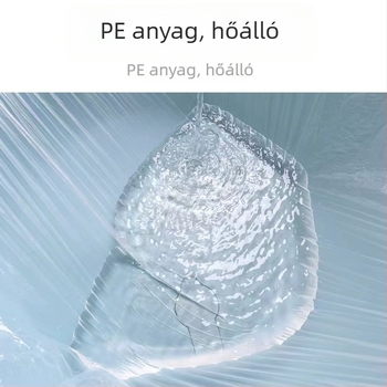 Egyszer használatos ülőfürdőzsák, extra nagy méret, vastag, ülőfürdőhöz és lábfürdőhöz, műanyag zacskó