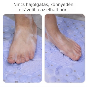Személyre szabható csúszásmentes fürdőszobai matrac szívókorongokkal, kádhoz buborékmasszázzsal