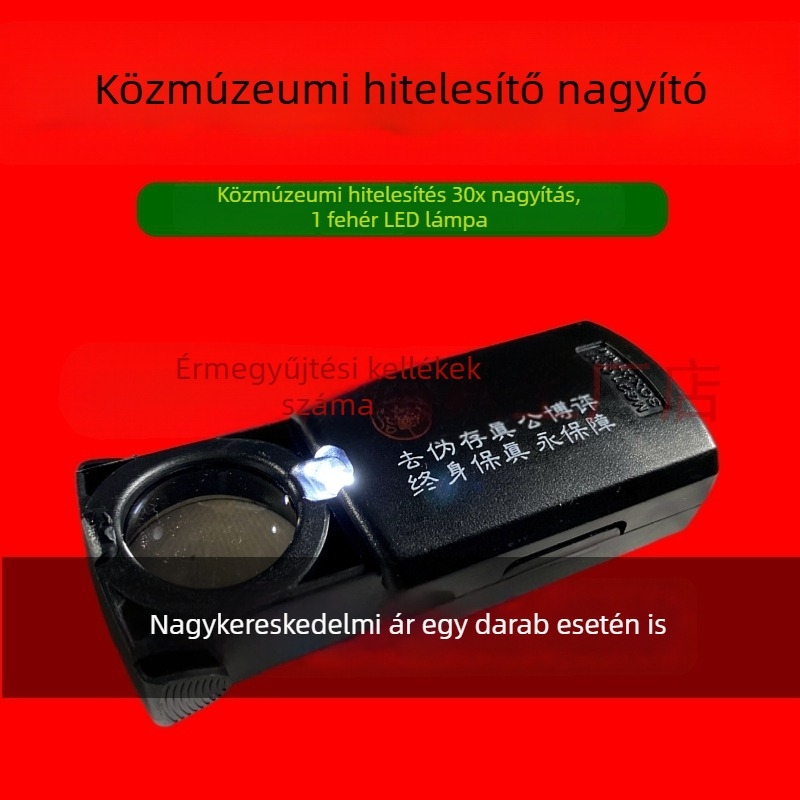 Antik érme nagyító: ezüst- és rézérmék részleteinek vizsgálata