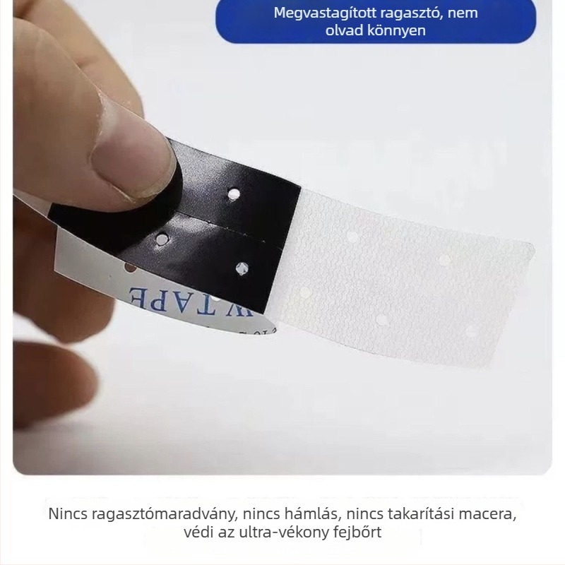 Kétoldalas parókaszalag, nagy tapadással, nyom nélkül, paróka javításához és hajfonáshoz