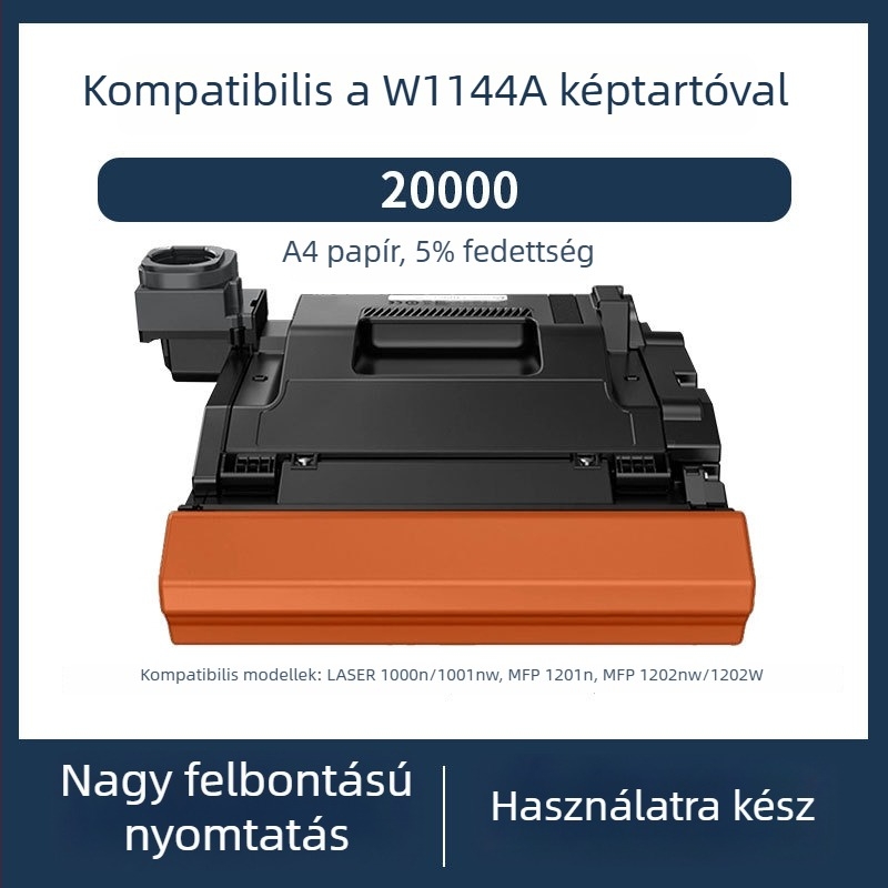 HP W1143A/143A, 144A tonerkazetta – kompatibilis 1000A/1000W/1000N és MFP 1200A/1200W