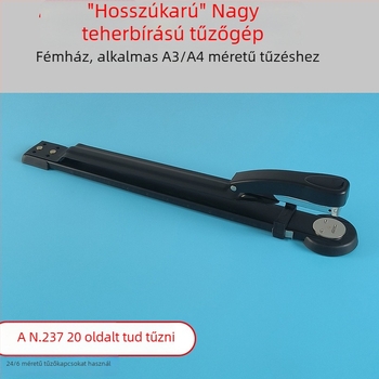 Sanchang A3 hosszú karú tűzőgép középső varratra, vastított, 50 lap kapacitás