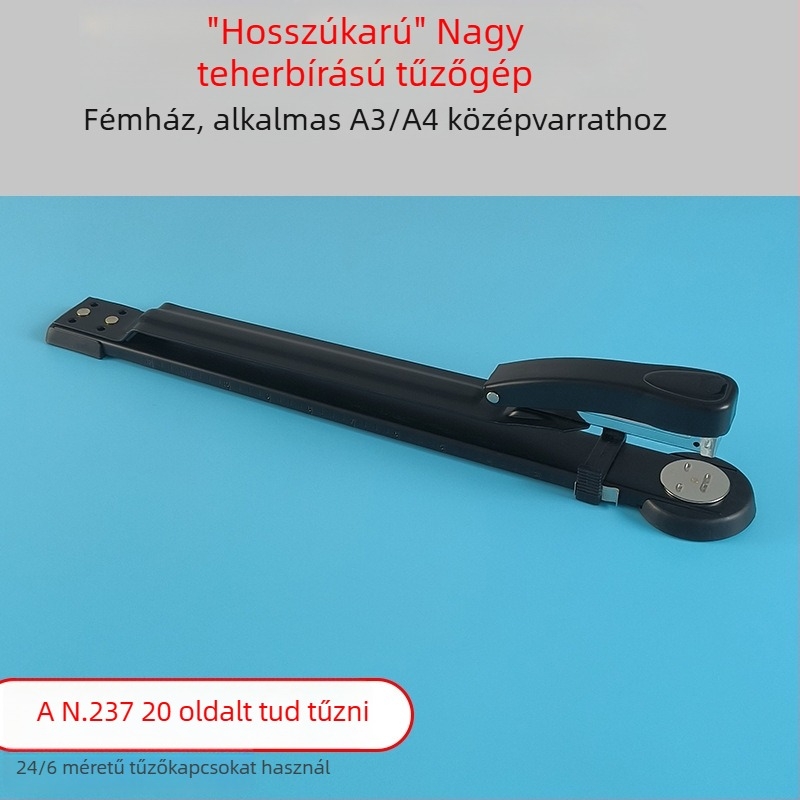 Sanchang A3 hosszú karú tűzőgép középső varratra, vastított, 50 lap kapacitás