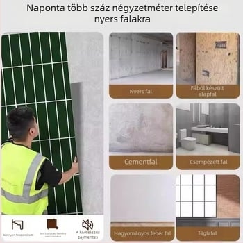 SPC falpanel kő-kristály mintával – nedvességálló fürdőszobai falburkolat
